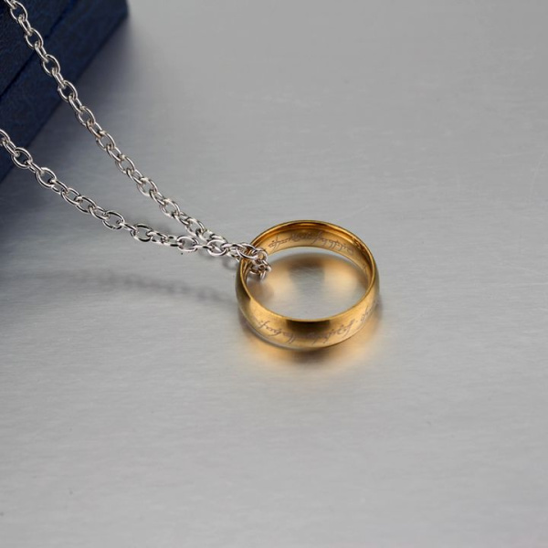 Подвеска Кольцо Всевластия Властелин Колец с цепочкой