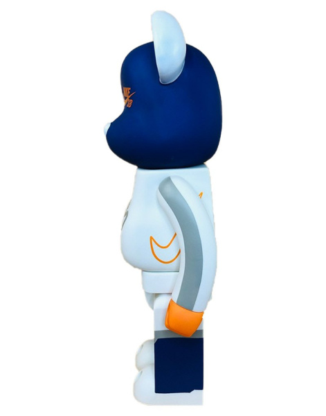 Bearbrick Nike Sb White фигурка (белый с синим) 700% (53 см)
