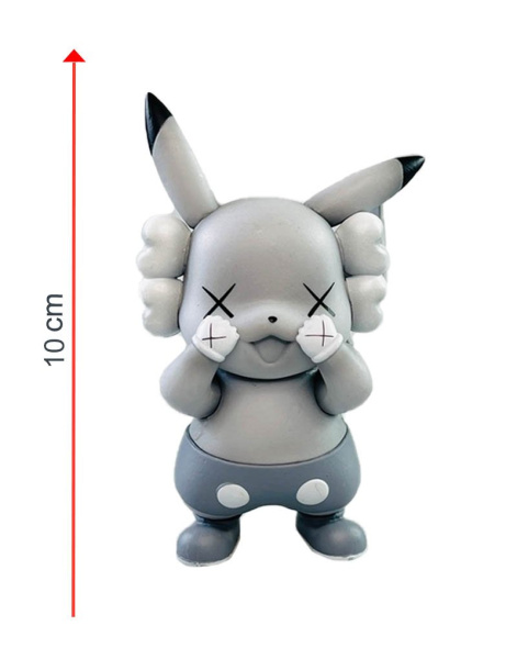 Фигурка Kaws Pikachu Серый (10 см) Фигурка Kaws Pikachu Серый (10 см)