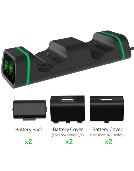 Зарядная станция для джойстиков + 2 аккумулятора Xbox Series/ONE TYX-19006X