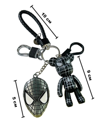 Брелок Bearbrick Бетмен Камуфляжный (Хаки) Тройной