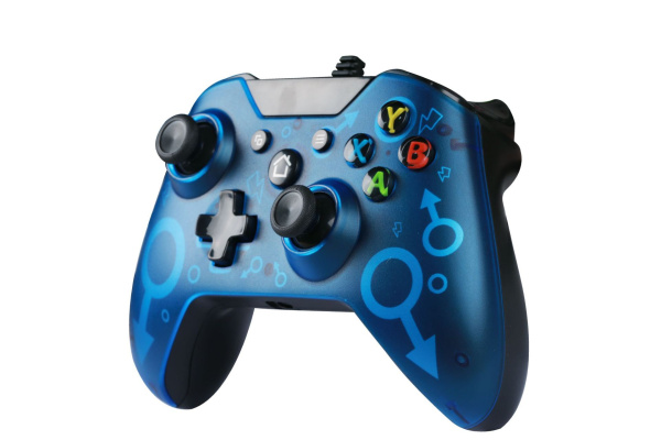 Проводной Геймпад (XBOX ONE) Синий