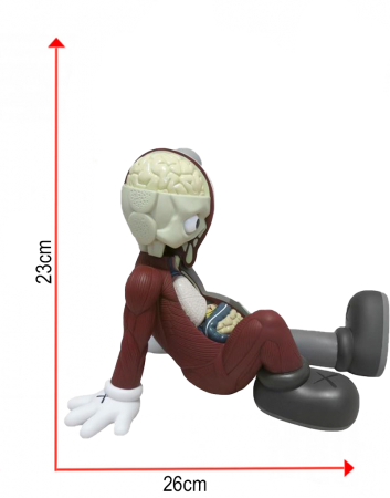 Фигурка Kaws Resting Place Companion (Коричневый) - 23 см