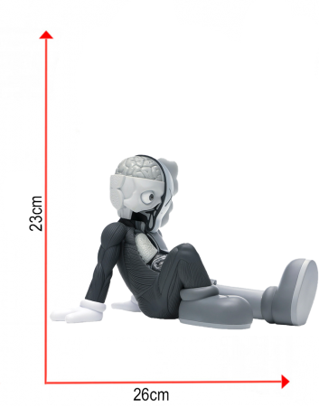 Фигурка Kaws Resting Place Companion (Серый) - 23 см