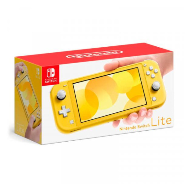 Nintendo Switch Lite Grey/Yellow + Micro SD 128GB (Прошивка SX Core + 20 игр) 