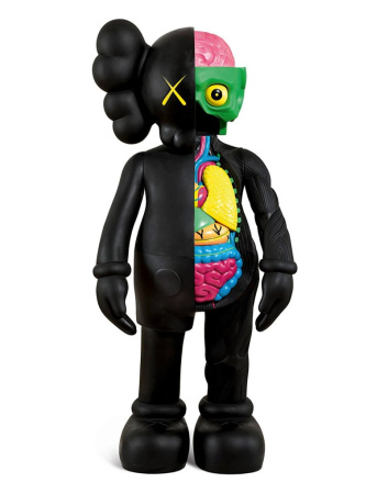 Фигурка KAWS Dissected Companion (Черный) – 37 см