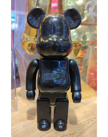 Bearbrick Черный Глянцевый 400% (28см)