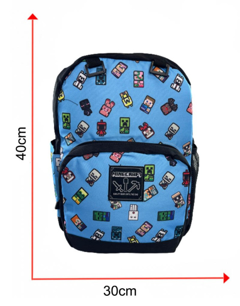 Рюкзак Minecraft 17 Bobble Mobs (Голубой)