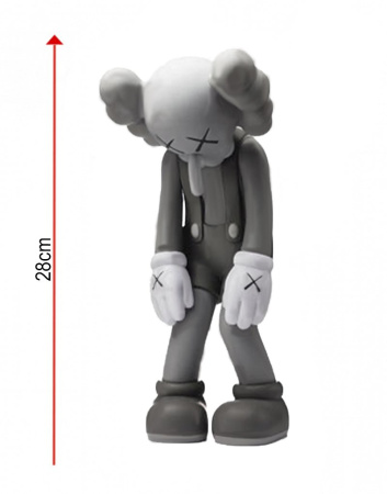 Kaws Small Lie Companion Виниловая Фигурка (Серый) - 28 см