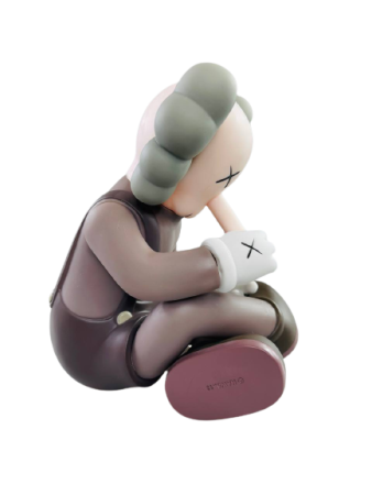 Фигурка KAWS Companion Small Lie (Коричневый) - 20 см