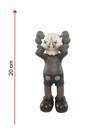 KAWS At This Time Виниловая Фигурка (Коричневый) - 20 см