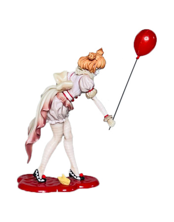 Фігурка Пенні Вайз клоун дівчинка Horror Bishoujo Pennywise  (23 см)