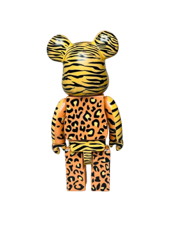 Bearbrick Leopard Atmos (Animal) Фігурка Леопард 400% (28 см)