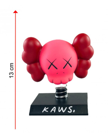 Kaws Companion (Cars Series) Фигурка Башкотряс Голова (Красный) - 13 см