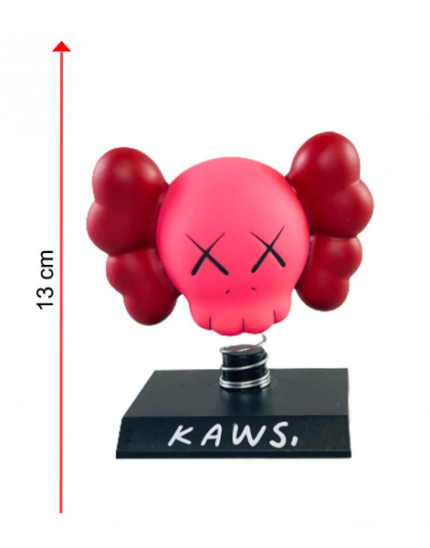 Kaws Companion (Cars Series) Фигурка Башкотряс Голова (Красный) - 13 см Kaws Companion (Cars Series) Фигурка Башкотряс Голова (Красный) - 13 см