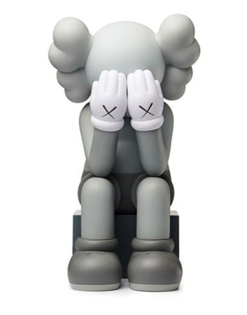 Kaws Companion Passing Through Фигурка (Серый) 28 см