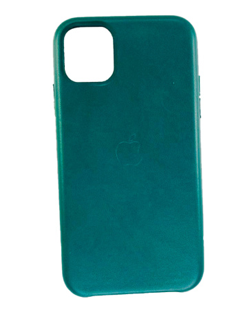 Чехол Кожаный IPhone 11 Pro Max Зеленый