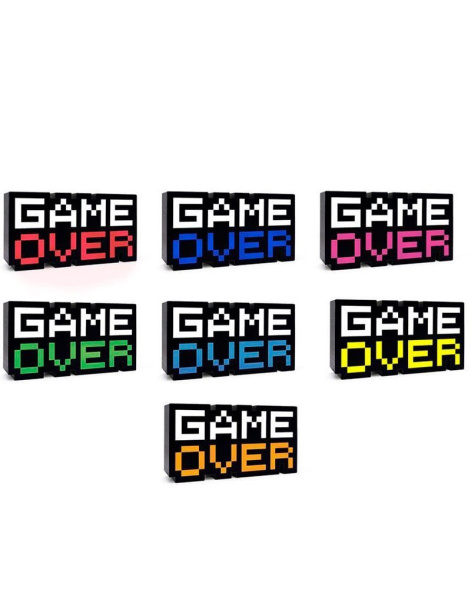 Геймерский ретро светильник Game Over