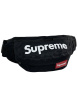 Сумка-бананка Supreme (Черная)