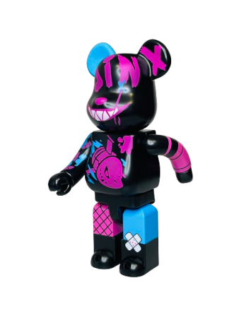 Bearbrick Jinx Violent Bear (Фігурка ведмідь Джинкс) 400% (28 см)