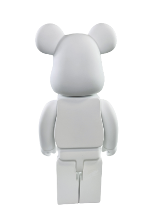 Bearbrick Art OverTurn Dark Blue Crystal (Синий Кристалл) 400% (28см)