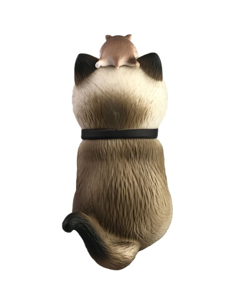 Фигурка Котик с Мышкой 12 см N1