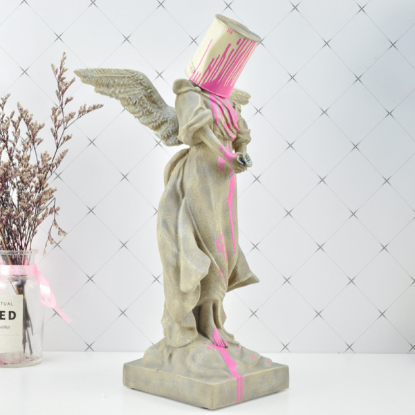 Banksy Paint Bucket Angel Ornament Crafts (Фігурка) 36см