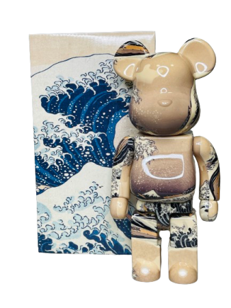Bearbrick Katsushika Hokusai (Kanagawa Okinami Ura) 400% (28см)