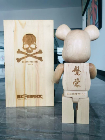 BEARBRICK × Karimoku × mastermind JAPAN 400% White
