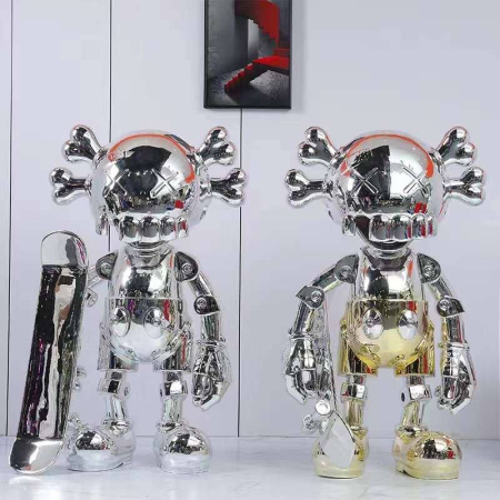 Фігурка KAWS Hajime Sorayama No Future срібний (130см)