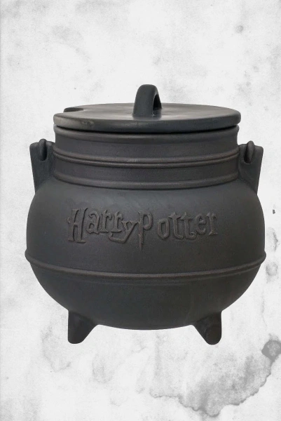 Чорний Котел Гаррі Поттер (Керамічний кухоль для супу з ложкою)