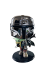 Фигурка Funko POP Мандалорец №380 Звездные войны в хромированной броне с Дитем (25 см)