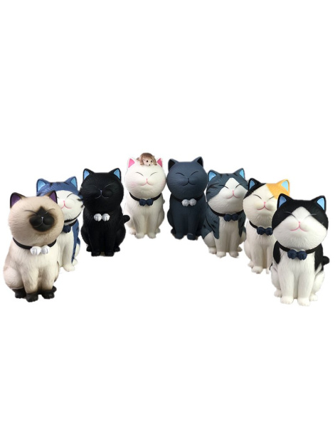 Фигурка Котик с Мышкой 12 см Комплект