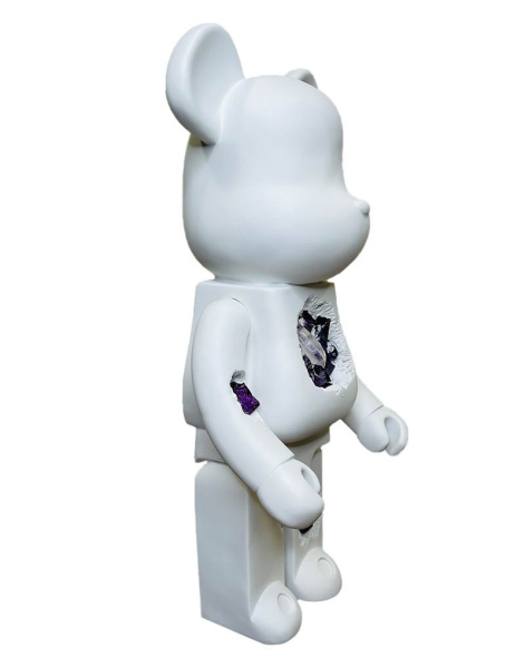 Bearbrick Art OverTurn Purple Crystal (Фиолетовый Кристалл) 1000% (70см)