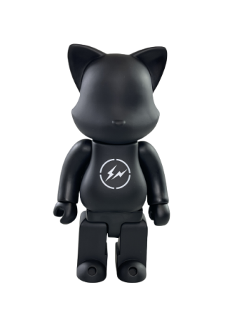 Bearbrick Кот Молния Черный 400% (28см) (Котик)