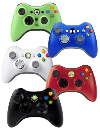 Беспроводной Контроллер Цветной (XBOX 360)