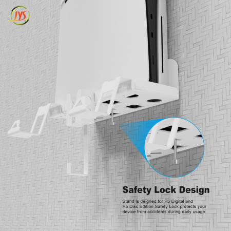 Настінний кронштейн для консолі PS5 pro зберігати 2 Dualsense та навушники  JYS-P5177