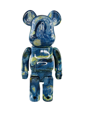 Bearbrick Винсент Ван Гог «Звездная ночь» 400% (28 см)