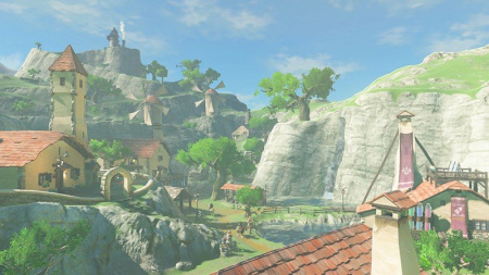 Игровая приставка  Nintendo Switch красный + игра The Legend of Zelda: Breath of the Wild