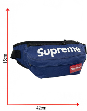 Сумка-бананка Supreme (Синяя)