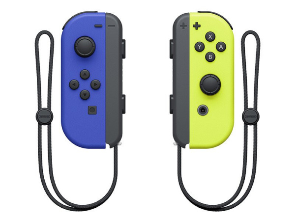 Набор из двух игровых контроллеров Joy-Con (синий / неоново-желтый)