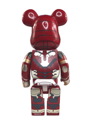 Bearbrick Iron Man Mark Xlii (42) Damage Ver. 400% (28 См)