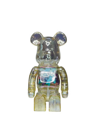 Bearbrick X-Girl (фігурка прозора біла) 400% (28см)