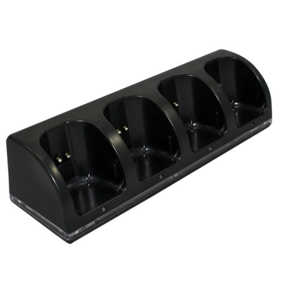 Wii 4-Controller Charging Station with Batteries – Білий або Чорний