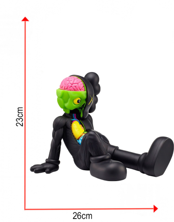 Фигурка Kaws Resting Place Companion (черный) - 23 см