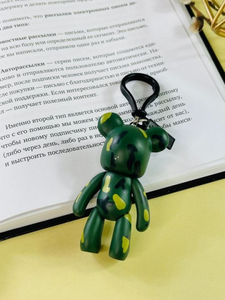 Брелок Bearbrick Камуфляжный (Хаки)