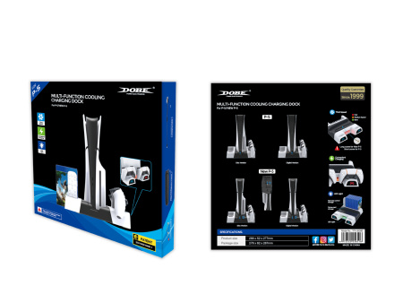 PS5 Slim основа для охолодження + стійка для зберігання дисків  TP5-3536B