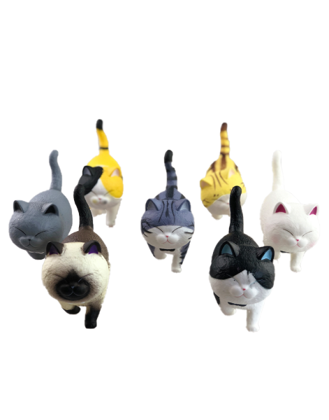 Фигурка 7 няшных котиков 10 см