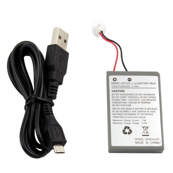 Вбудований акумулятор бездротового контролера PS4 / Slim / PRO 1400 МАГ