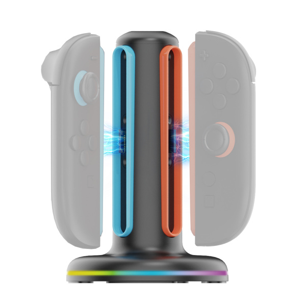 Док-станція 4-in-1 з RGB-підсвіткою для зарядки Joy-Pad Nintendo Switch 2 -PG-SW2052